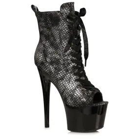709-ADDER 7" Heel Lace Up Ankle Boots