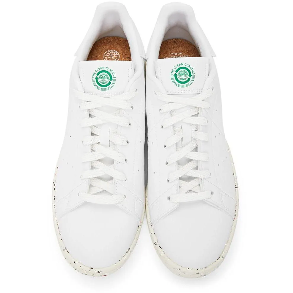 adidas Originals White Vegan Leather Stan Smith Sneakers