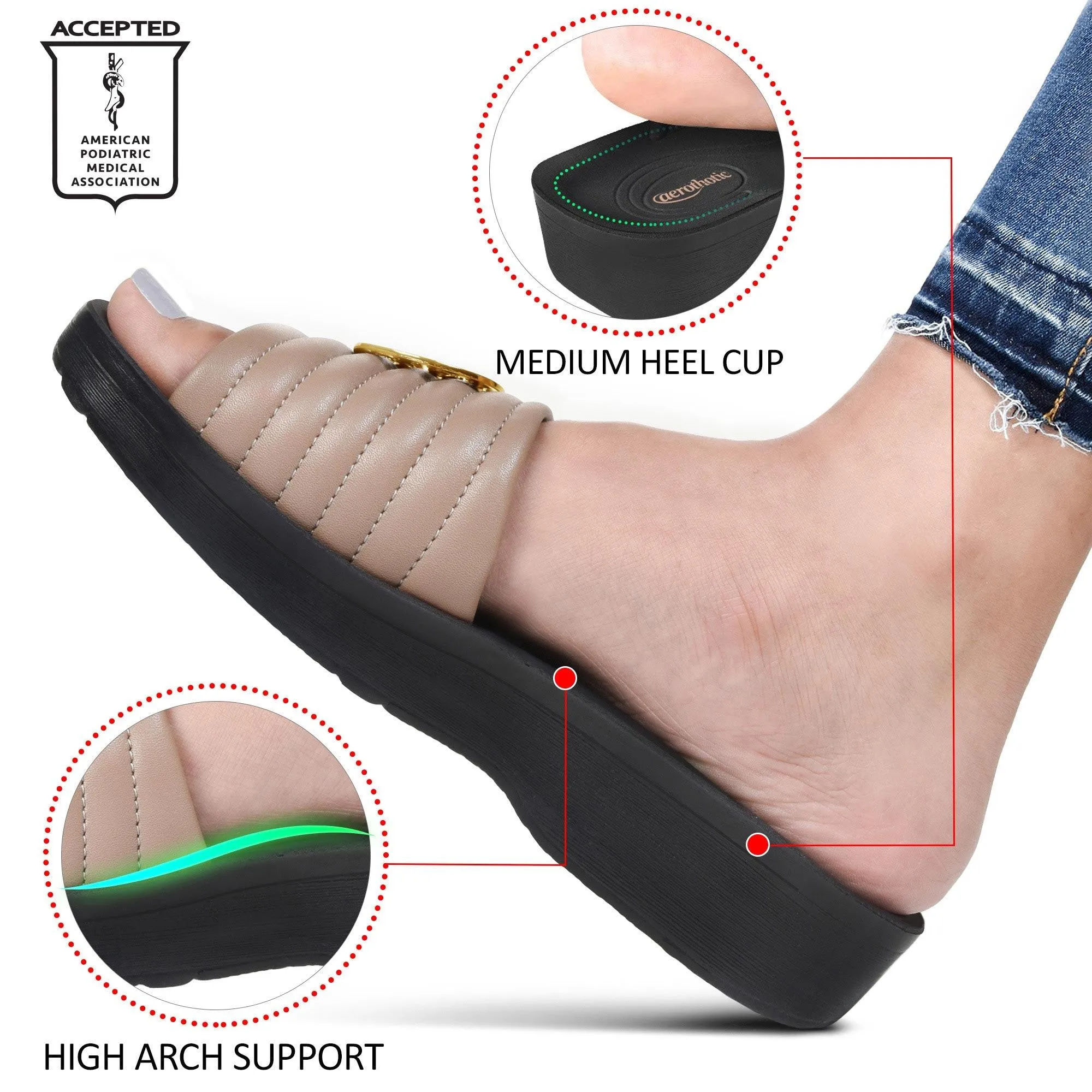 Aerothotic - Otis Orthopedic Casual Slides for Women
