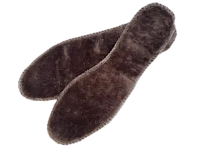 Australian Sheepskin Insoles for UGG Boots Slippers Shoes Flexible Warm & Soft - Brown
