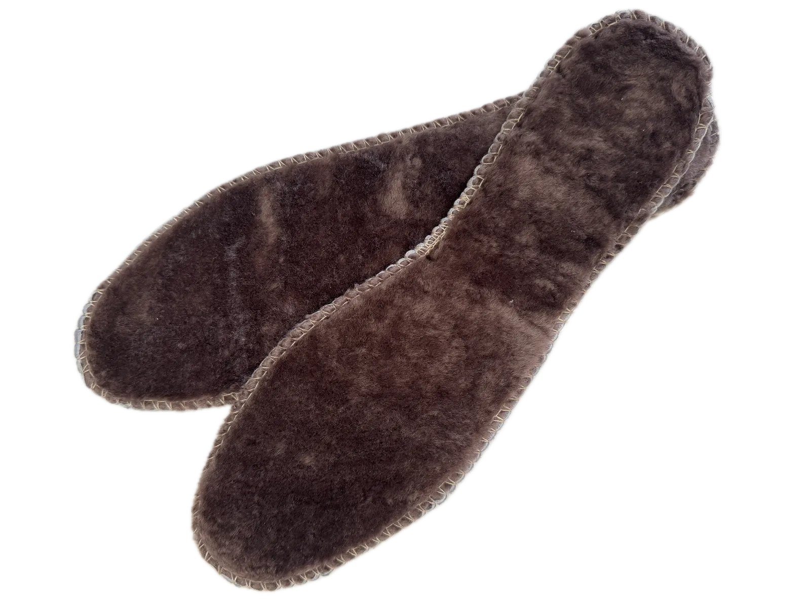 Australian Sheepskin Insoles for UGG Boots Slippers Shoes Flexible Warm & Soft - Brown