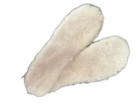 Australian Sheepskin Insoles for UGG Boots Slippers Shoes Flexible Warm & Soft - Cream