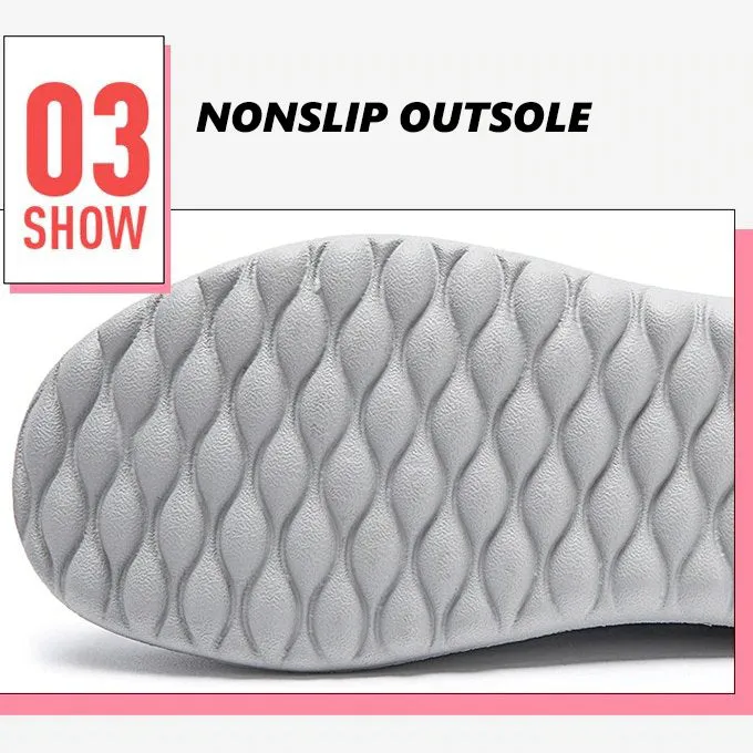 Cuzcare Orthopedic Shoes Women Breathable Wear-resistant Slip-ons Wowen Mesh Elegant Summer