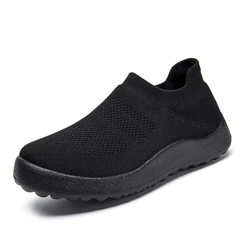 Cuzcare Orthopedic Shoes Women Breathable Wear-resistant Slip-ons Wowen Mesh Elegant Summer