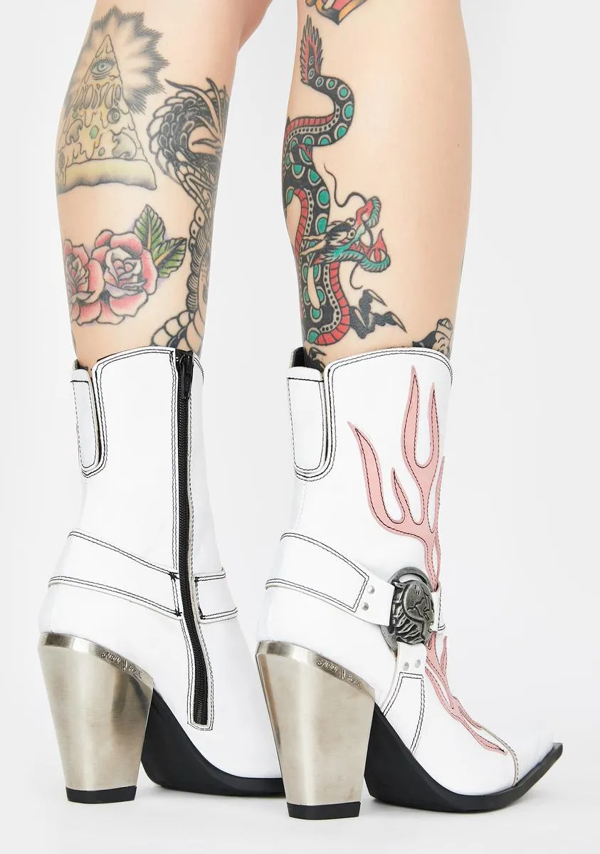 Flame Cowboy Boots