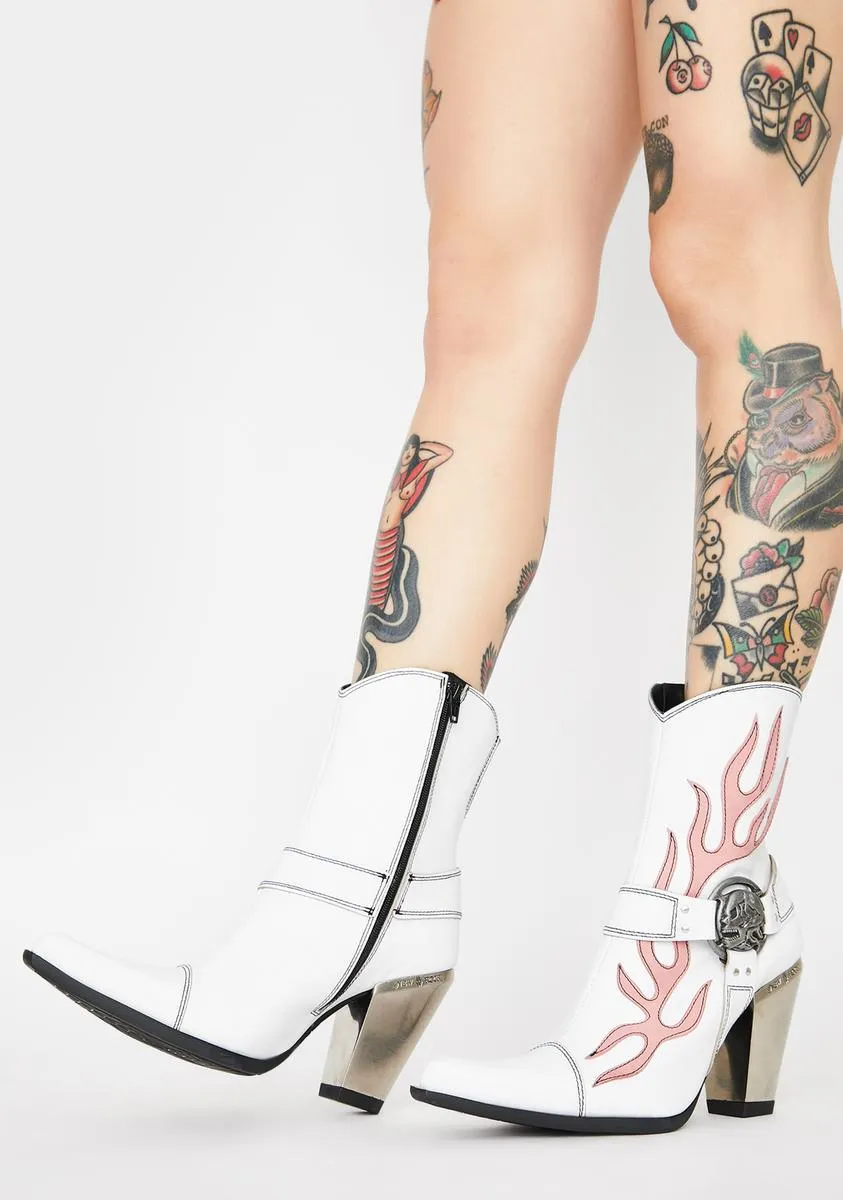 Flame Cowboy Boots