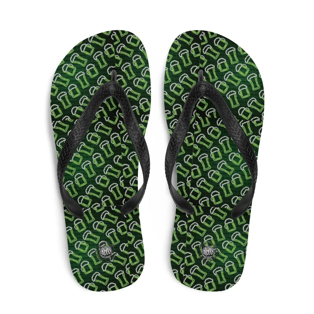 Green Neon Beer Glass - Flip-Flops