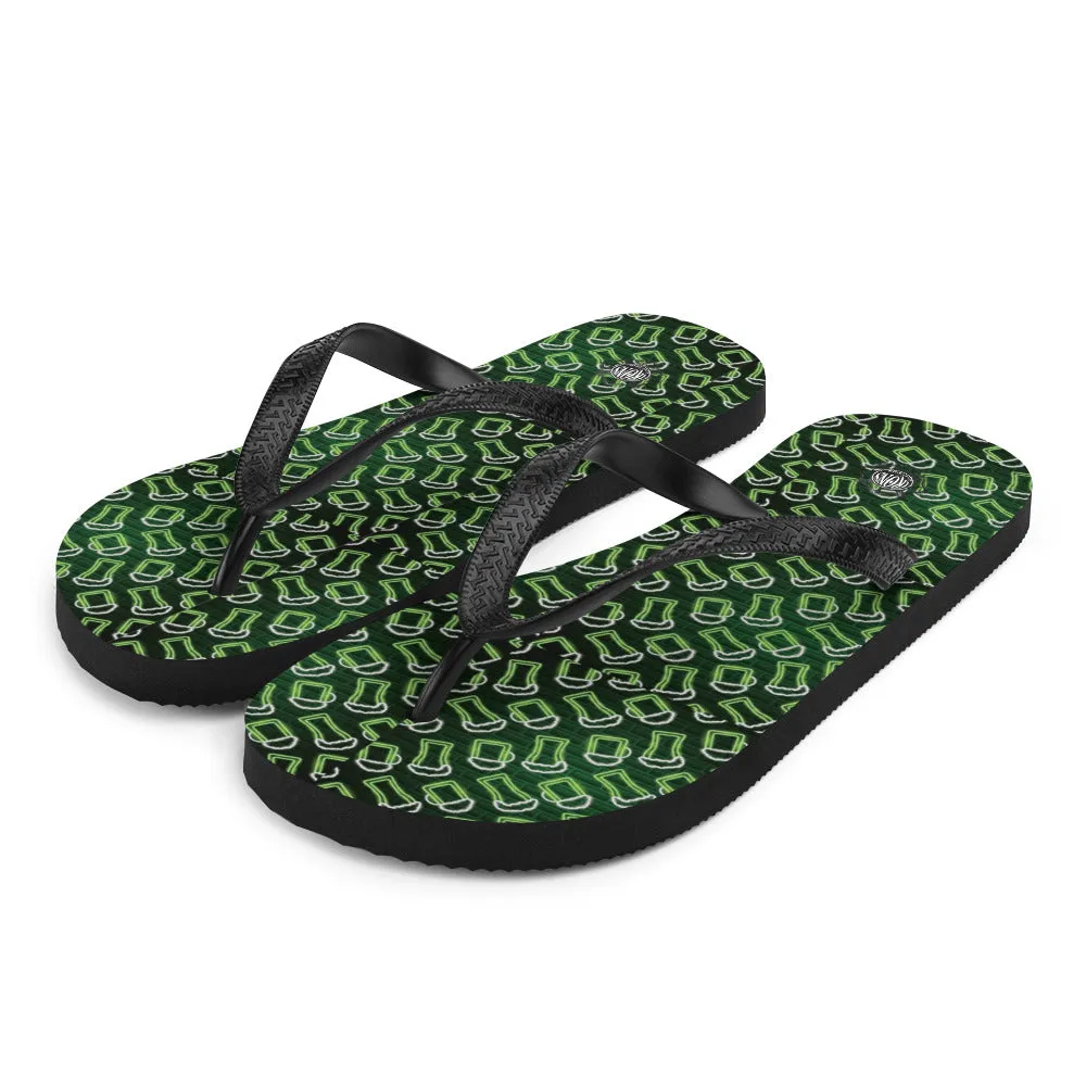 Green Neon Beer Glass - Flip-Flops