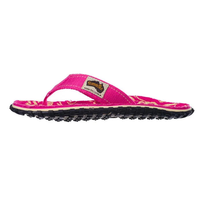 Gumbies Islander Flip-Flops - Pink Hibiscus