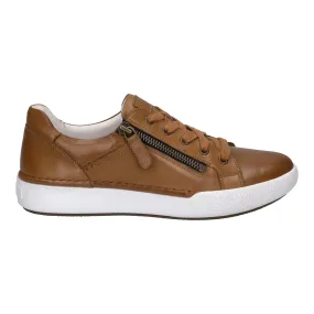 Josef Seibel Women's Claire 03 Lace & Zip Sneakers- Camel