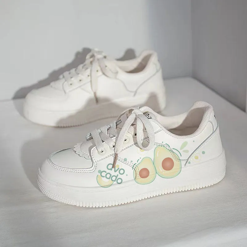 Kawaii Original Hand-Painted Fruit Sneakers