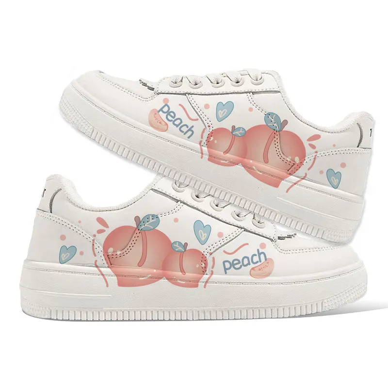 Kawaii Original Hand-Painted Fruit Sneakers