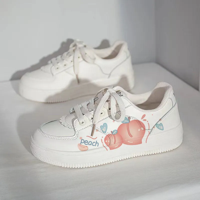 Kawaii Original Hand-Painted Fruit Sneakers