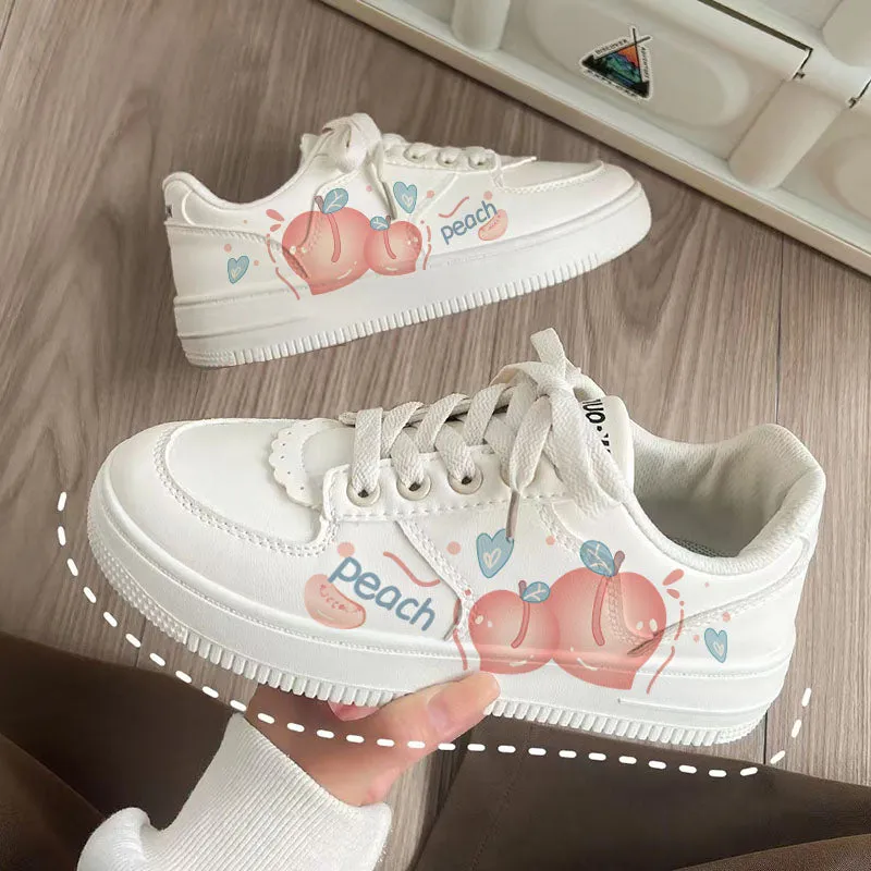 Kawaii Original Hand-Painted Fruit Sneakers
