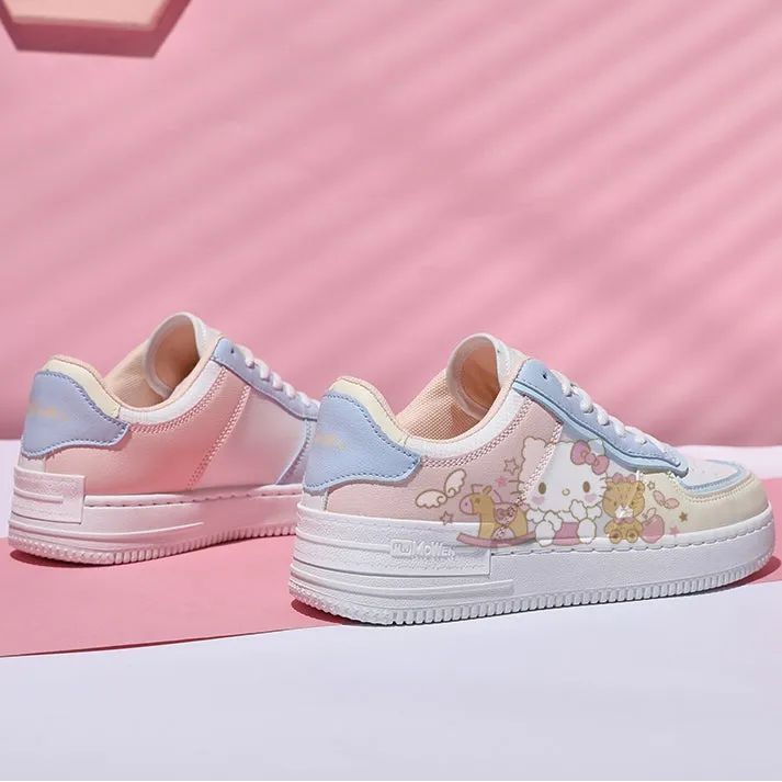 Kawaii Sanrio Kitty Cat Low-Top Sneakers