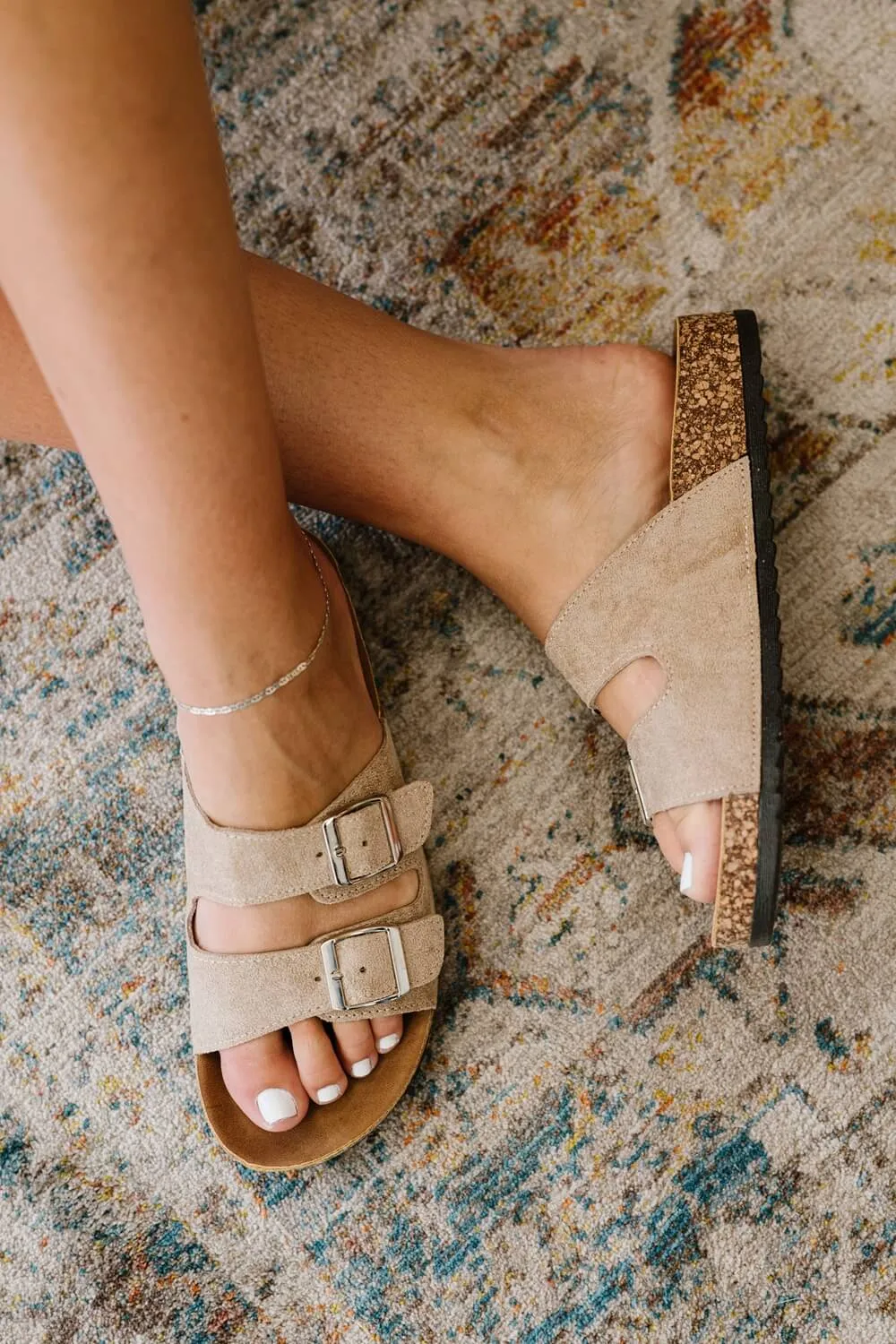 Kerrington Soft Footbed Sandals in Taupe