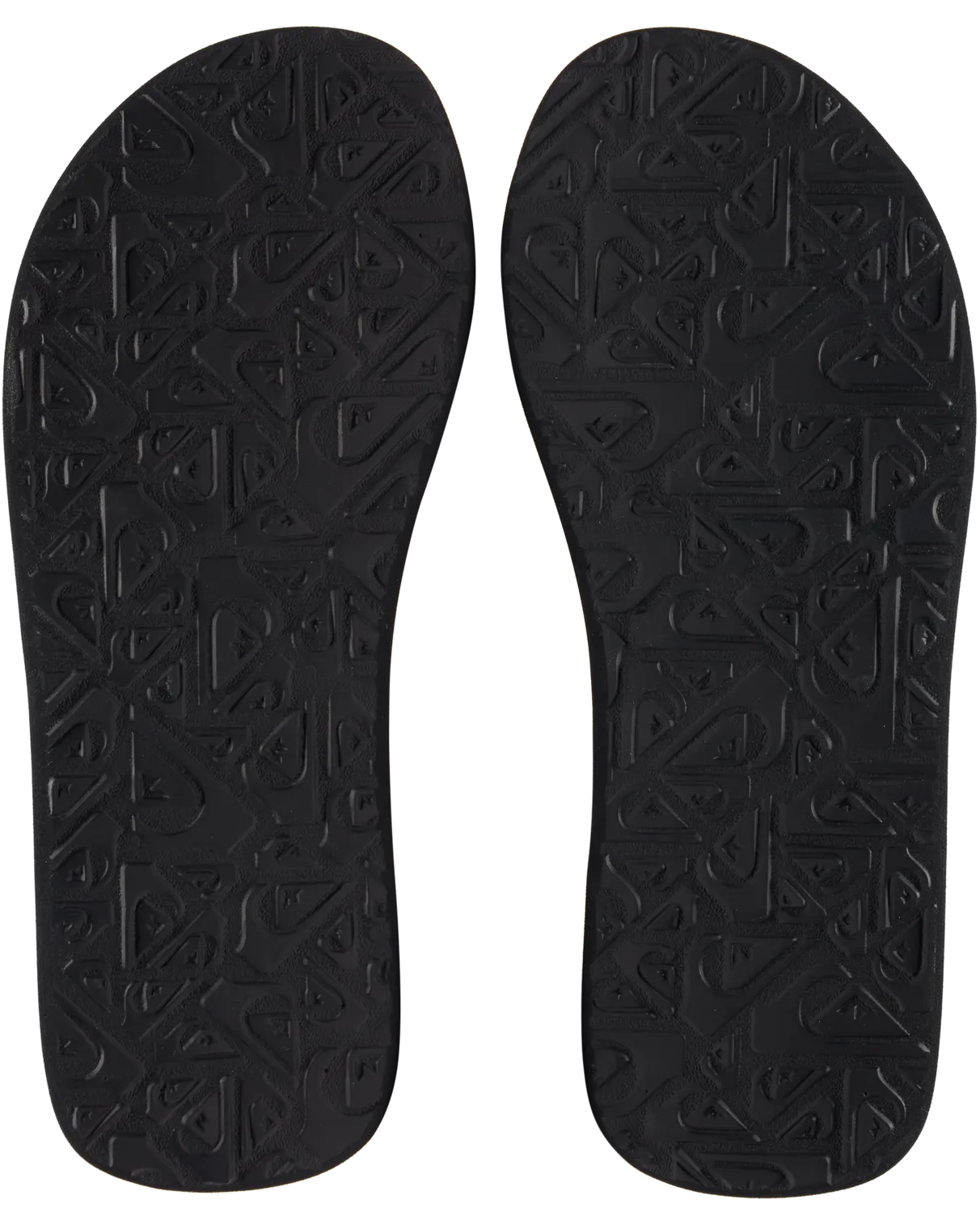 Molokai Layback Textured Flip Flops in Black, White & Black