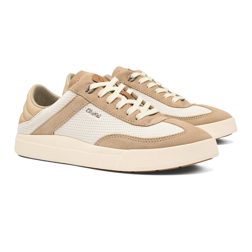 OluKai Women's Kilea Sneakers- Tan/Tapa