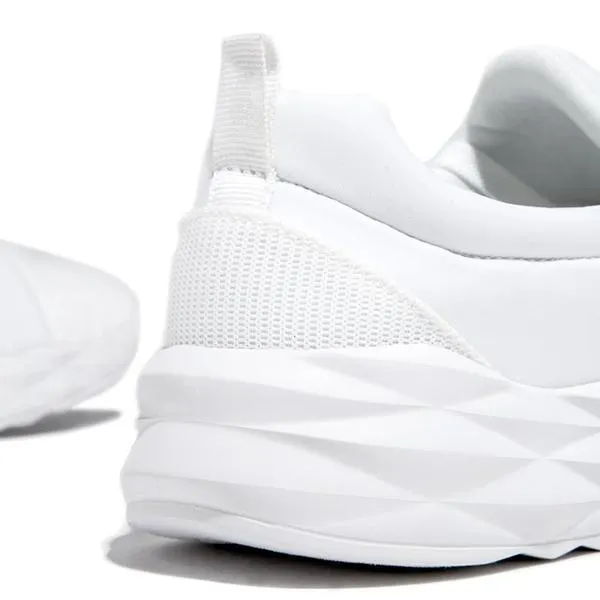 Purpdrank - White Fashion Casual Solid Color Breathable Sneakers