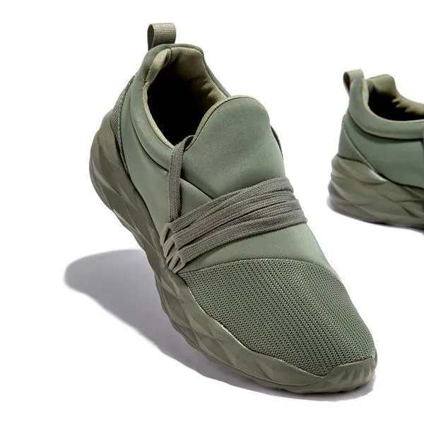 Purpdrank - White Fashion Casual Solid Color Breathable Sneakers