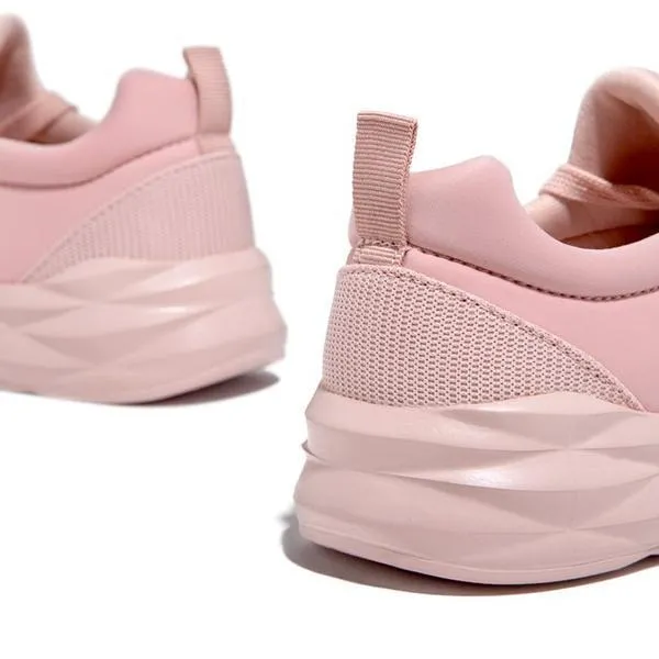 Purpdrank - White Fashion Casual Solid Color Breathable Sneakers