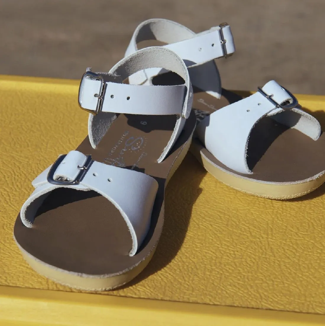SALTWATER - KIDS SUNSAN SURFER SANDAL: LIGHT BLUE