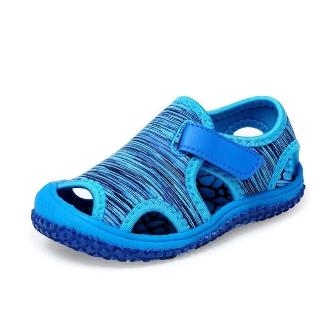Summer Baby Boys Girls Sandals Childrens Aqua Sport Sandals Soft Non-slip Toddler Infant Shoes Kids Outdoor Beach Water Shoes