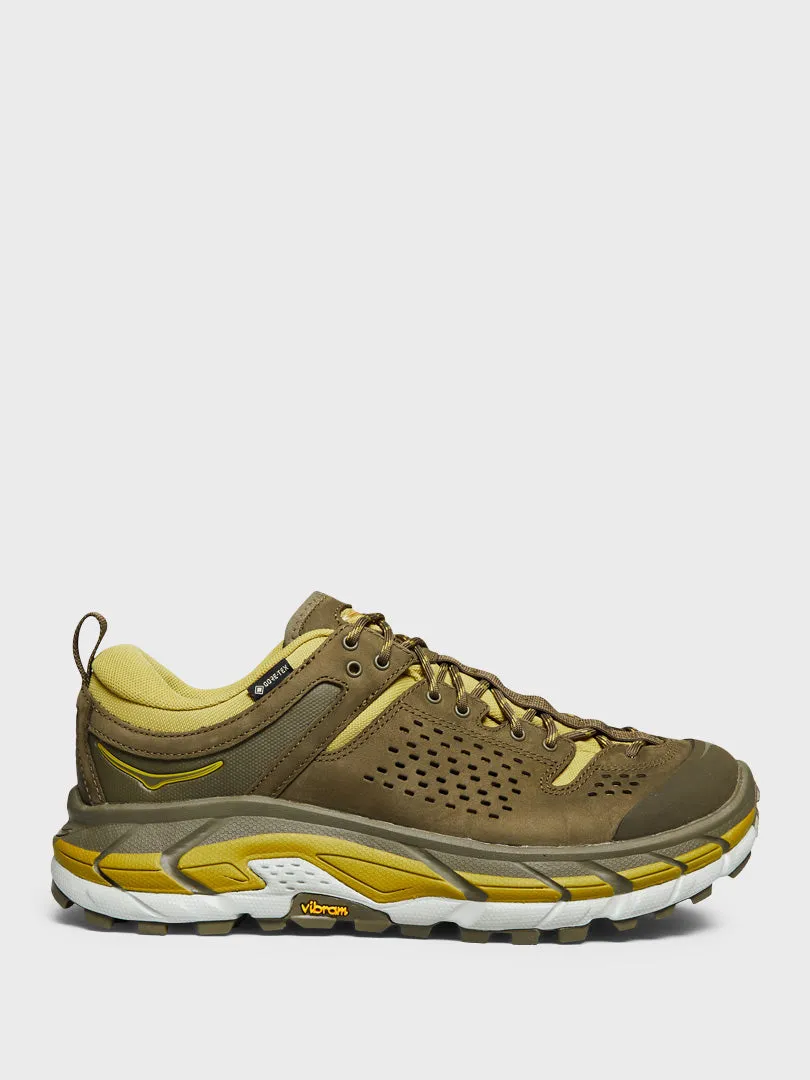 Tor Ultra Lo Sneakers in Dark Olive and Mercury