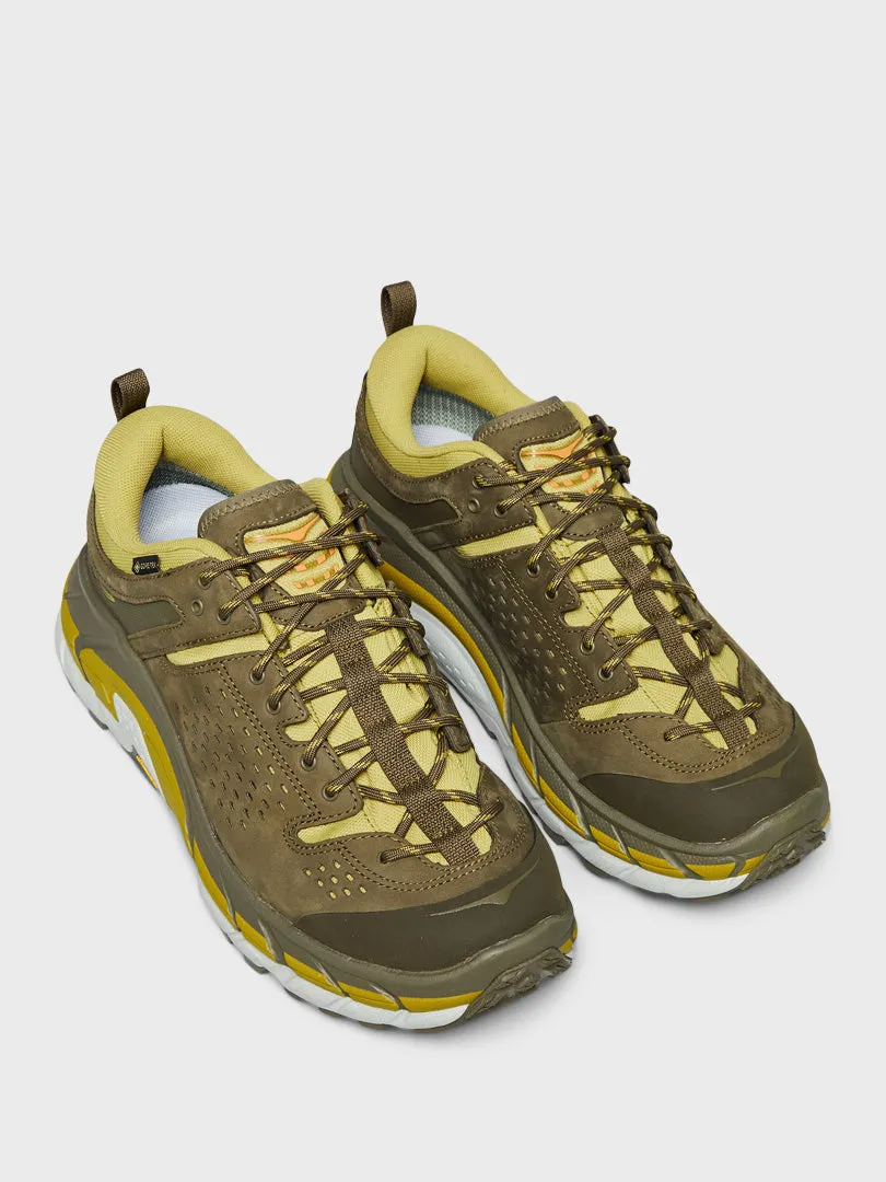 Tor Ultra Lo Sneakers in Dark Olive and Mercury