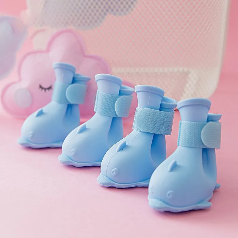 Waterproof Anti Slip Pet Rain Shoes