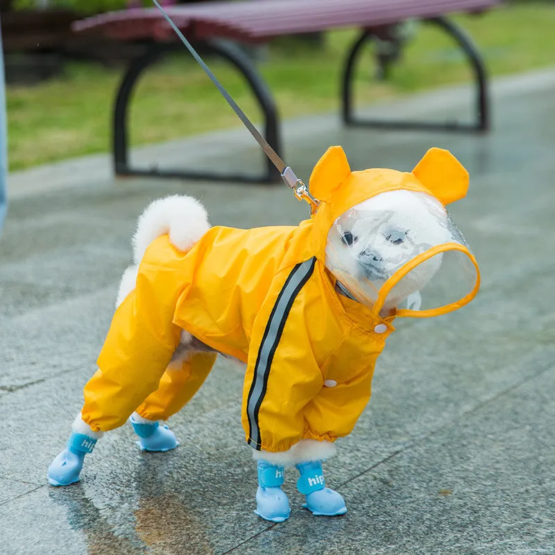 Waterproof Anti Slip Pet Rain Shoes